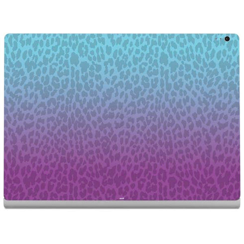 Cheetah Print Purple and Blue Surface Book 2 15in Skin